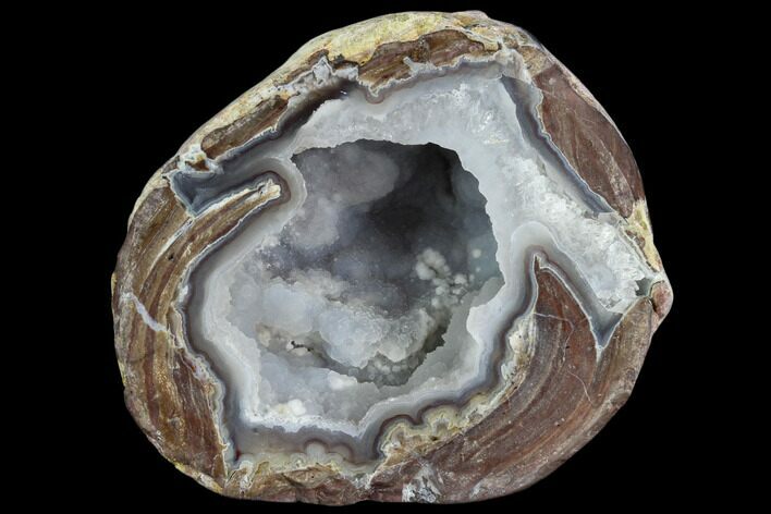 Crystal Filled Dugway Geode (Polished Half) #121714